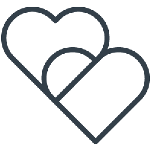 interlocking hearts